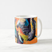 Mug Eléphant arc-en-ciel Abstrait (Devant droit)