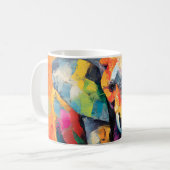 Mug Eléphant arc-en-ciel Abstrait (Devant gauche)