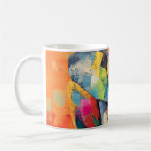 Mug Eléphant arc-en-ciel Abstrait (Gauche)