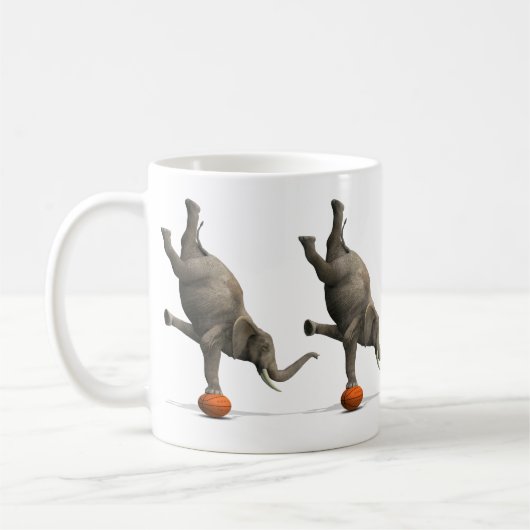 Mug Eléphant artistique (Gauche)