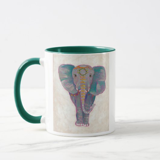 Mug Eléphant asiatique zen (Gauche)