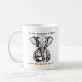 Mug Eléphant avec café (Gauche)