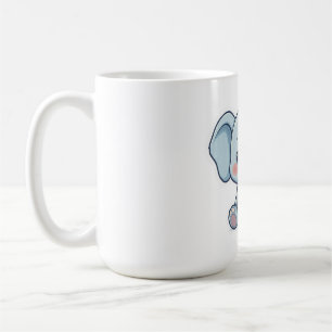 Mug Éléphant Bébé Chibi Kawaii Adorable