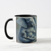 Mug Éléphant Bleu (Gauche)