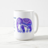 MUG ÉLÉPHANT BLEU FRAIS POUR PETIT AMI- (Devant droit)