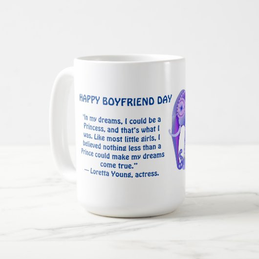 MUG ÉLÉPHANT BLEU FRAIS POUR PETIT AMI- (Devant gauche)