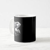 Mug Éléphant boxeur avec gants de boxe Kickboxing Drôl (Devant gauche)