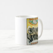 Mug Elephant Brass Band - Poster Vintage Show (Devant droit)