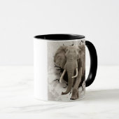Mug Éléphant brisant un mur (Devant droit)