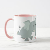 Mug Eléphant Cartoon Joyeux (Gauche)