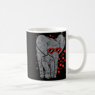 Mug Éléphant Cœur Gles Mignon Saint-Valentin Animal Am