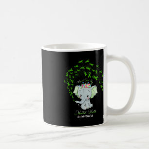 Mug éléphant conscience santé mentale cadeau guerrier