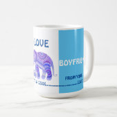 MUG ÉLÉPHANT COOL POUR PETIT AMI - MUGE À CAFE (Devant droit)