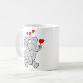Mug Éléphant d'amour ! (Devant gauche)