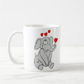 Mug Éléphant d'amour ! (Gauche)