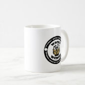 Mug Éléphant dans une salle obscure (Devant droit)