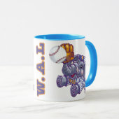 Mug éléphant de baseball (Devant droit)