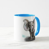 Mug Éléphant de bébé (Devant droit)