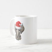 Mug Éléphant de bébé utilisant un casquette de Père (Devant gauche)