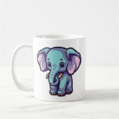MUG ÉLÉPHANT DE CARTOON (Gauche)