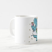 Mug Éléphant de cirque vendant des arachides (Devant gauche)
