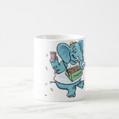 Mug Éléphant de cirque vendant des arachides (Centre)