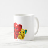 Mug Éléphant de dessin animé mignon (Devant droit)