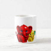 Mug Éléphant de dessin animé mignon (Centre)