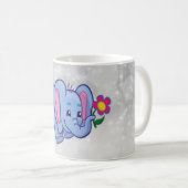 Mug Éléphant de dessin animé mignon (Devant droit)