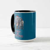 Mug Éléphant de Noël (Devant gauche)