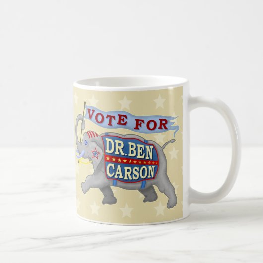 Mug Éléphant de président 2016 républicain de Ben (Droite)