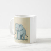 Mug Eléphant de puissance de fleur : Gardener de la na (Devant gauche)