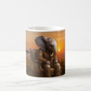Mug Éléphant de safari réfléchi
