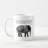 Mug Éléphant de sagesse de henné de Bouddha (Gauche)