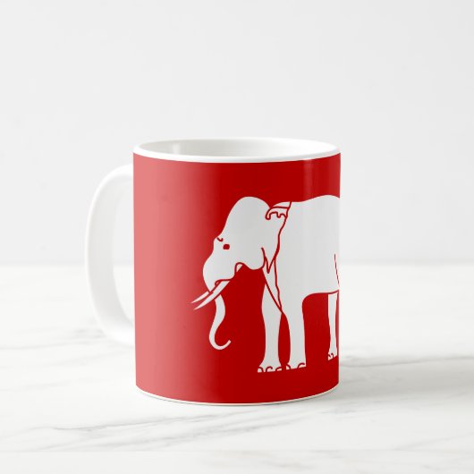 Mug Éléphant de Siamese (Devant gauche)