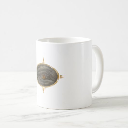 Mug Eléphant de Sumatran encadré (Devant droit)