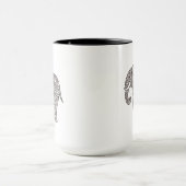 Mug Éléphant décoratif de style (Centre)