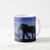 Mug Eléphant et bébé (Devant droit)