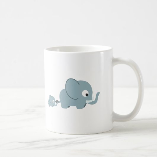 Mug Eléphant et bébé (Droite)