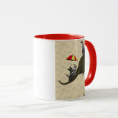 Mug Éléphant et pingouins (Devant droit)