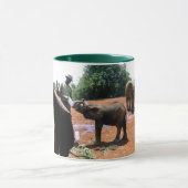 MUG ÉLÉPHANT ÉTANT CHARGÉ LE KENYA (Centre)