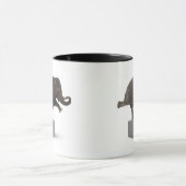Mug Éléphant exécutant le tour sur la boîte (Centre)