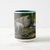 MUG ELEPHANT FAMILLE "GREEN ROOM" (Centre)