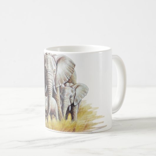 Mug Elephant Family (Devant droit)
