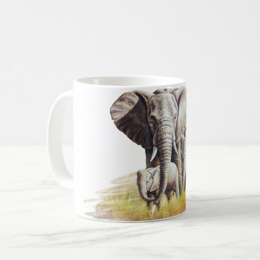 Mug Elephant Family (Devant gauche)
