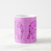 Mug Éléphant fleur - orchidée et magenta (Centre)