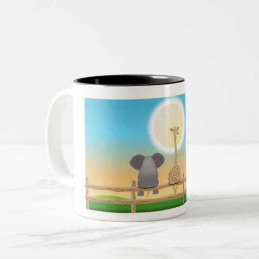 Mug Elephant & Giraffe BFF (Devant gauche)
