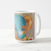 Mug Éléphant gracieux dans la nature (Devant droit)