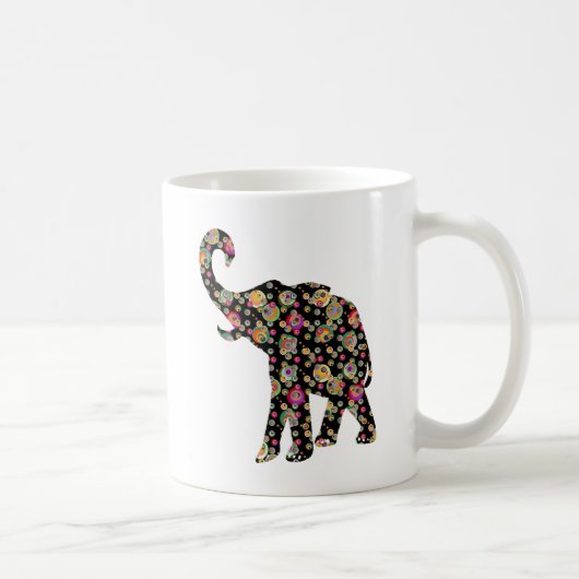 Mug Éléphant hippie (Droite)
