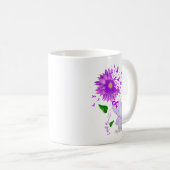 Mug Elephant Je Me Souviendrai Pour Vous Sunflower Alz (Devant droit)